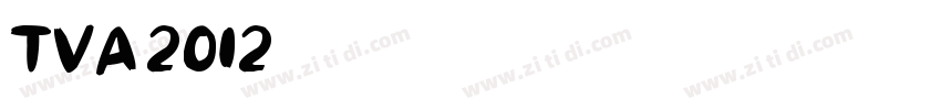 TVA 2012字体转换